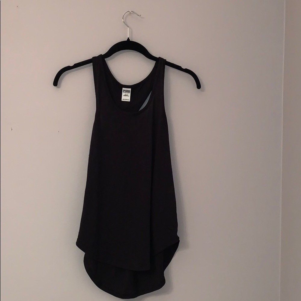 PLAIN BLACK PINK TANK TOP!